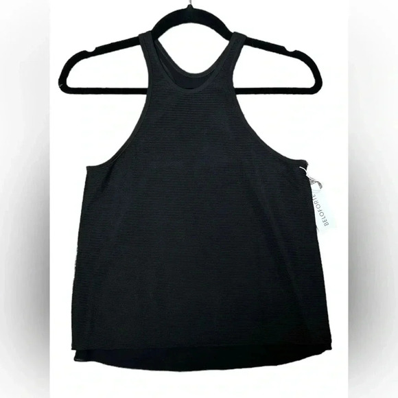 Revolve Beloforte Attica Tank Top Black, Meshed Layered, Razorback Size XS NWT - Picture 2 of 8
